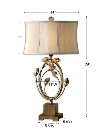 Uttermost Alenya Gold Table Lamp 26337-1