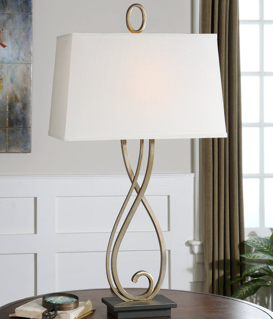 Uttermost Ferndale Scroll Metal Lamp 26341