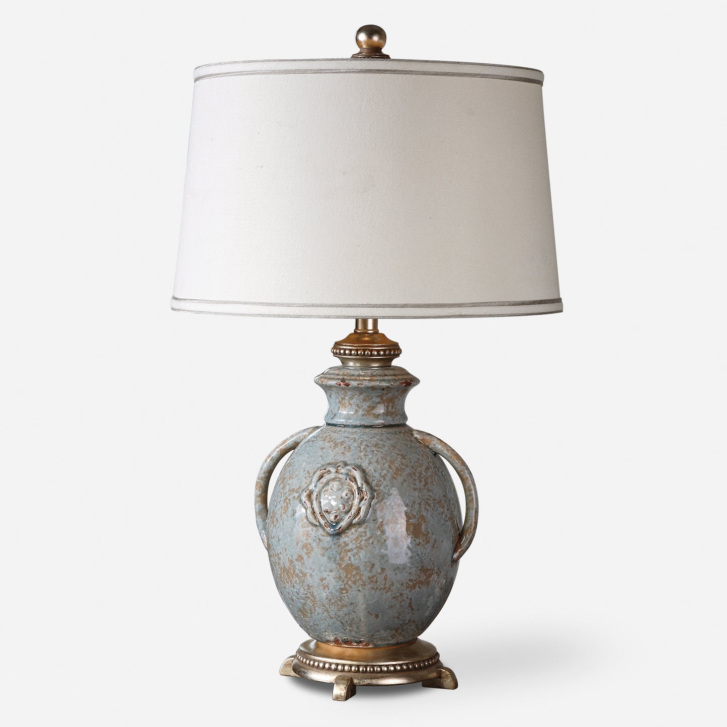 Uttermost Cancello Blue Glaze Lamp 26483