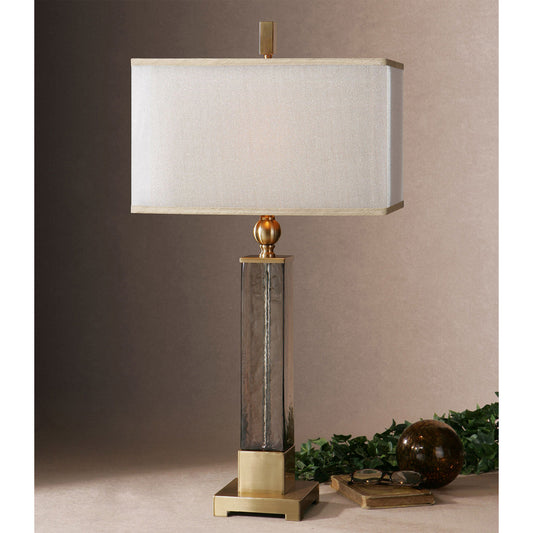 Uttermost Caecilia Amber Glass Table Lamp 26583-1