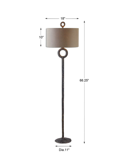 Uttermost Ferro Cast Iron Floor Lamp 28633