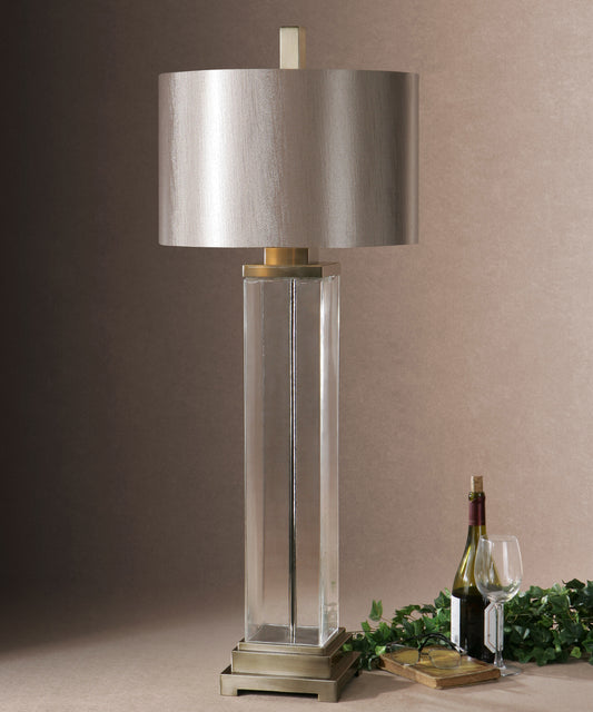 Uttermost Drustan Clear Glass Table Lamp 26160-1