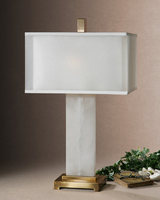 Uttermost Athanas Alabaster Lamp 26136-1