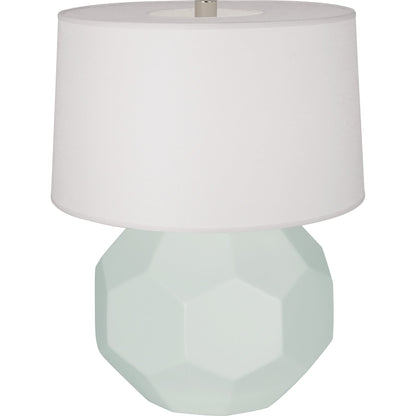 Robert Abbey  Matte Celadon Franklin Table Lamp in Matte Celadon Glazed Ceramic MCL01