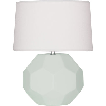 Robert Abbey  Matte Celadon Franklin Table Lamp in Matte Celadon Glazed Ceramic MCL01