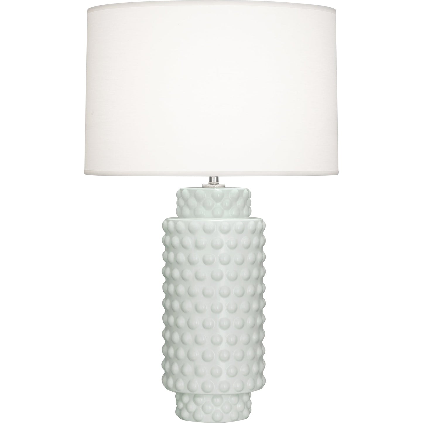 Robert Abbey  Matte Celadon Dolly Table Lamp in Matte Celadon Glazed Textured Ceramic MCL08