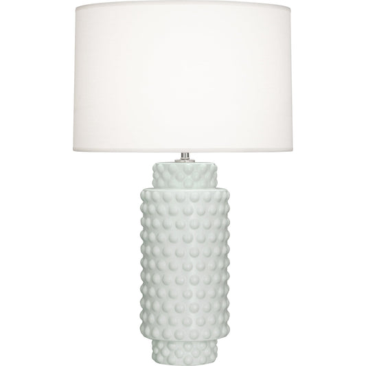 Robert Abbey  Matte Celadon Dolly Table Lamp in Matte Celadon Glazed Textured Ceramic MCL08