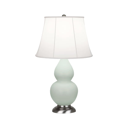 Robert Abbey  Matte Celadon Small Double Gourd Accent Lamp in Matte Celadon Glazed Ceramic MCL12