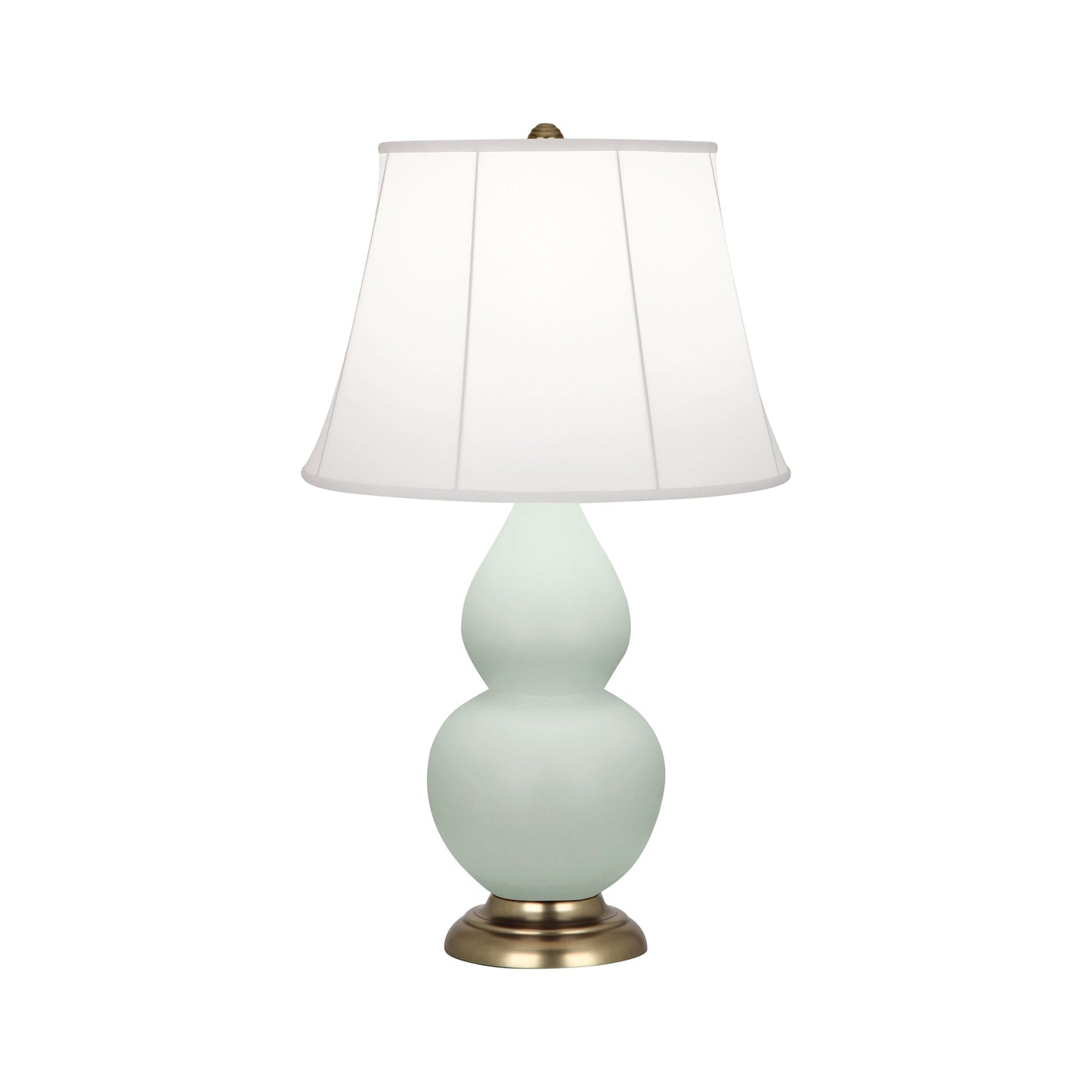 Robert Abbey  Matte Celadon Small Double Gourd Accent Lamp in Matte Celadon Glazed Ceramic MCL14