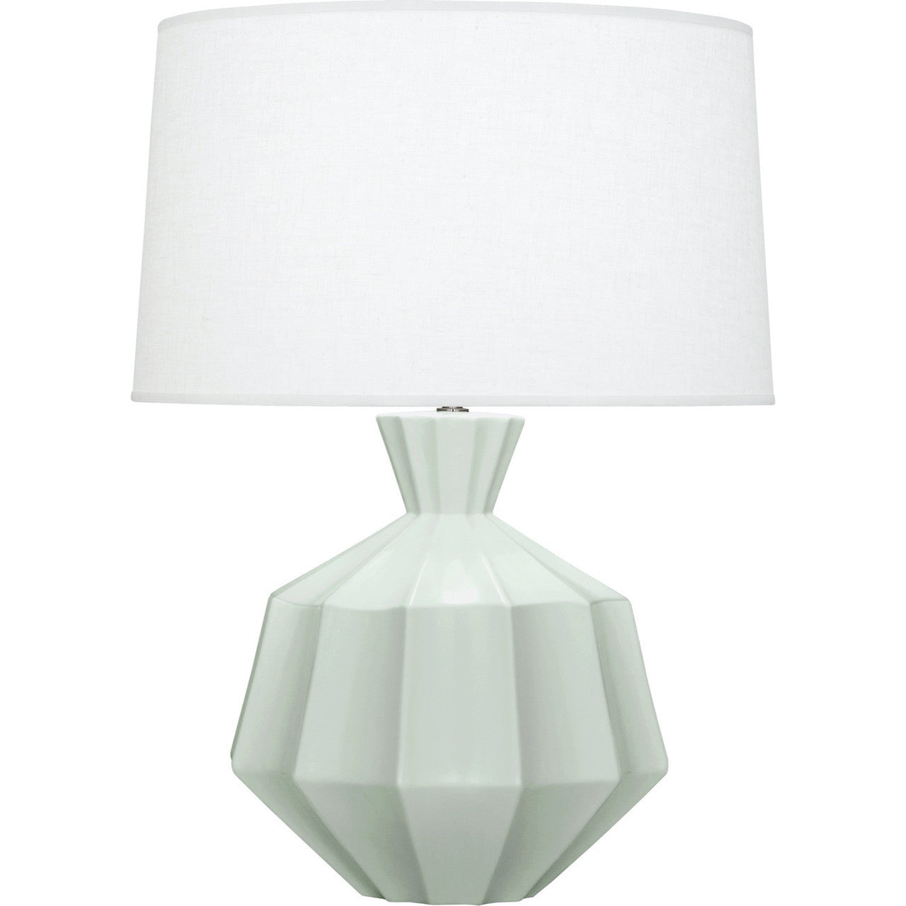 Robert Abbey Matte Celadon Orion Table Lamp in Matte Celadon Glazed Ceramic MCL17