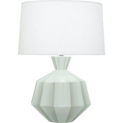 Robert Abbey Matte Celadon Orion Table Lamp in Matte Celadon Glazed Ceramic MCL17