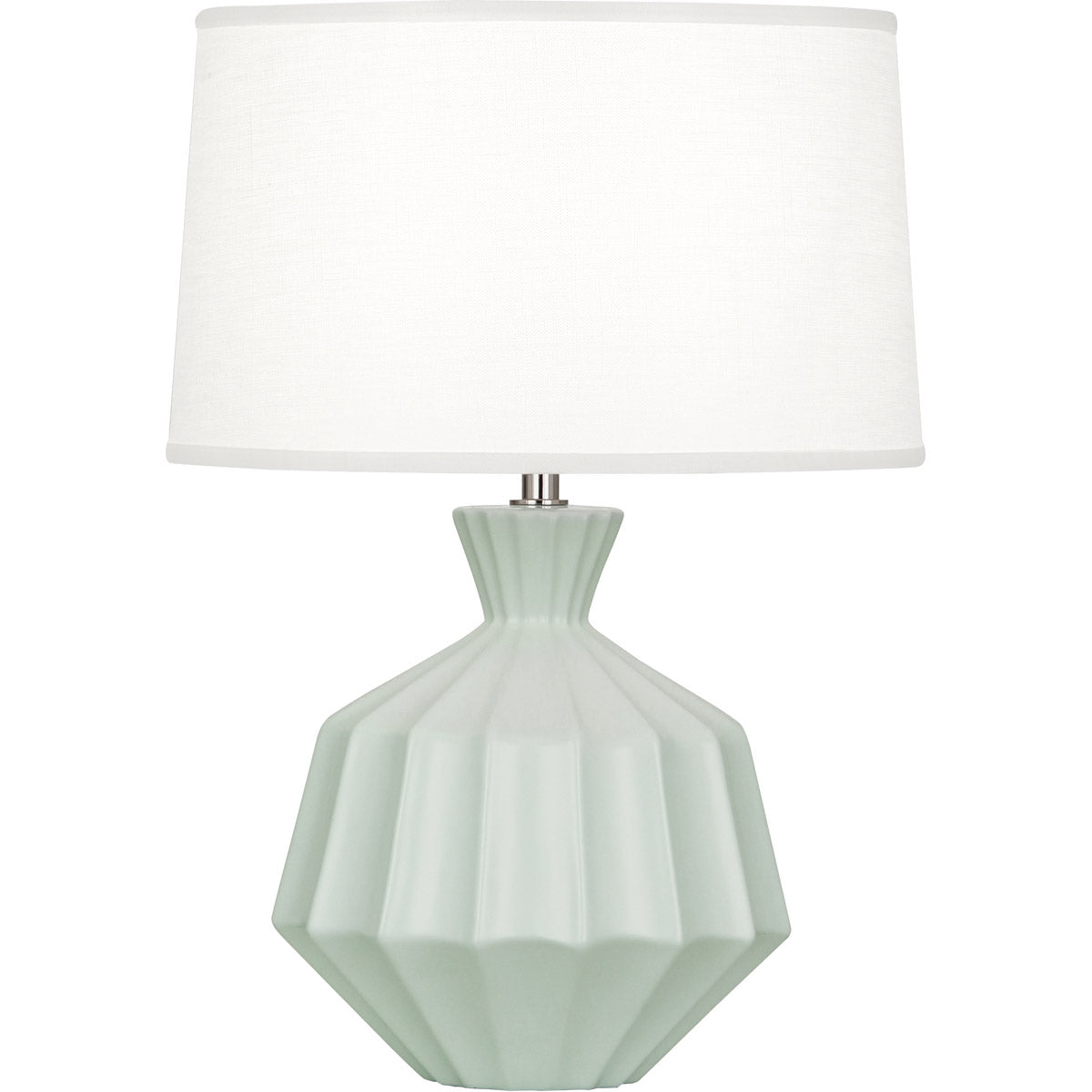 Robert Abbey  Matte Celadon Orion Ceramic Table Lamp in Matte Celadon Glazed Ceramic MCL18