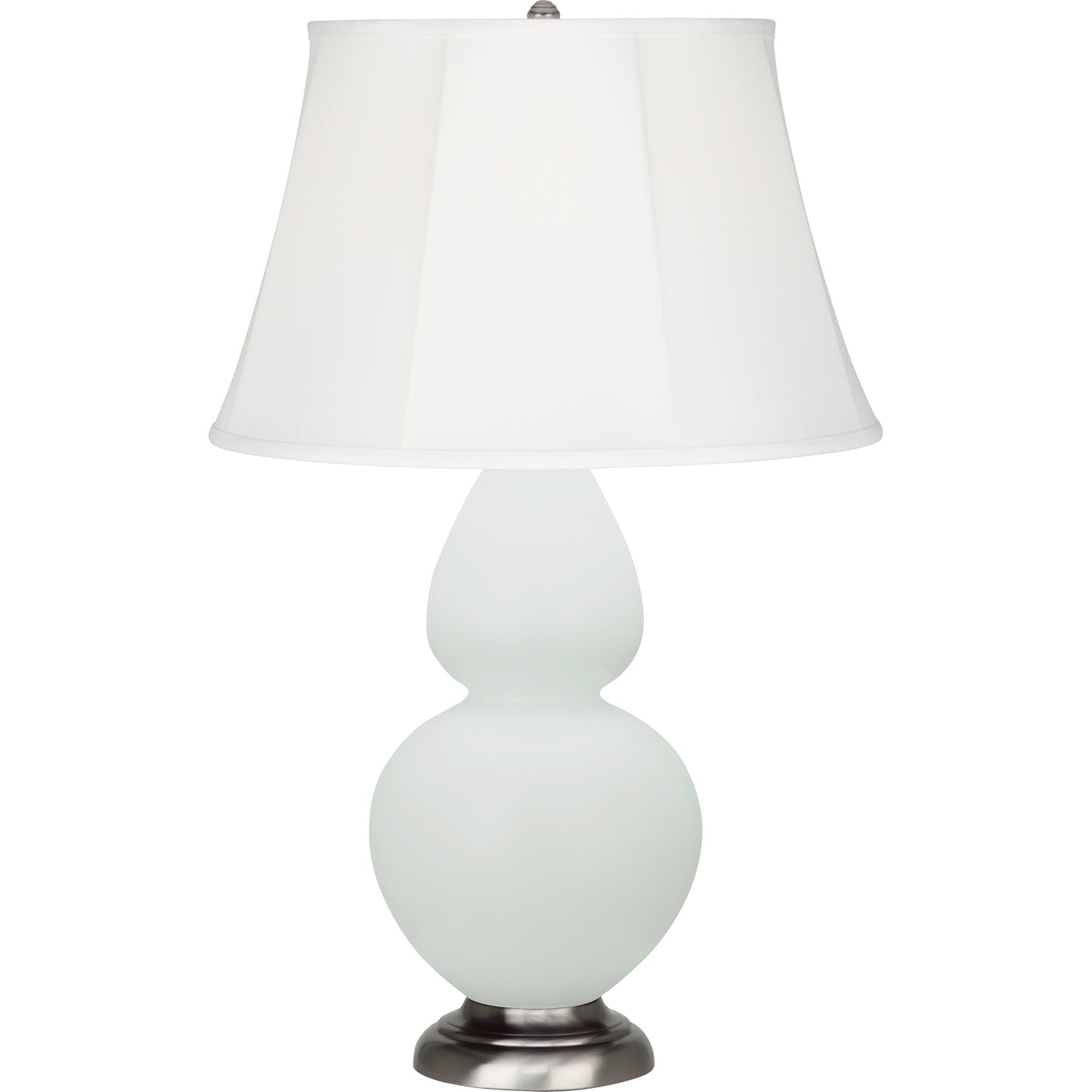 Robert Abbey  Matte Celadon Double Gourd Table Lamp in Matte Celadon Glazed Ceramic MCL58