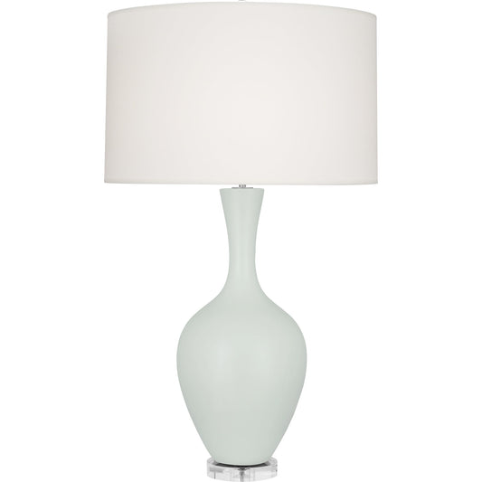 Robert Abbey  Matte Celadon Audrey Table Lamp in Matte Celadon Glazed Ceramic MCL80