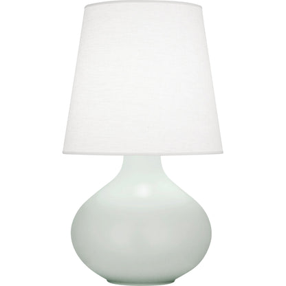 Robert Abbey  Matte Celadon June Table Lamp in Matte Celadon Glazed Ceramic MCL99