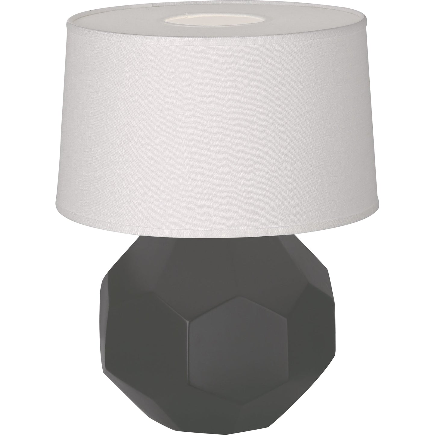 Robert Abbey  Matte Ash Franklin Accent Lamp in Matte Ash Glazed Ceramic MCR02