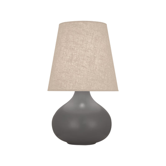 Robert Abbey  Matte Ash June Accent Lamp in Matte Ash Glazed Ceramic MCR91