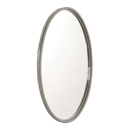 Uttermost Sherise Brushed Nickel Oval Mirror 01102 B