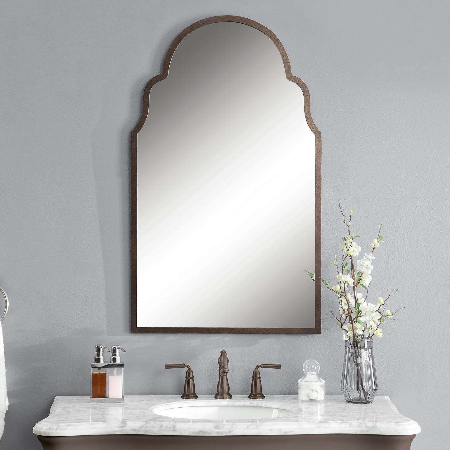 Uttermost Brayden Arch Metal Mirror 12668 P