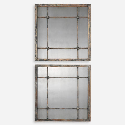 Uttermost Saragano Square Mirrors Set/2 13845