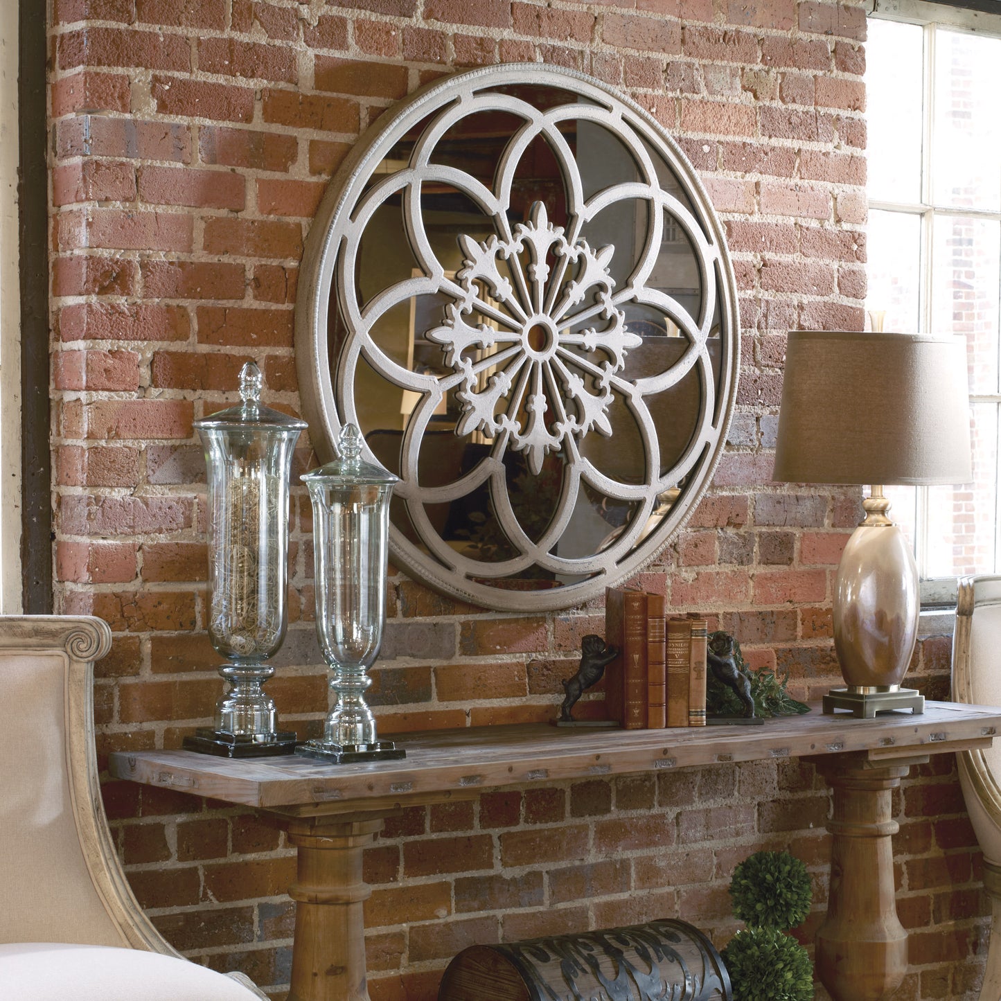 Uttermost Conselyea Round Mirror 13868