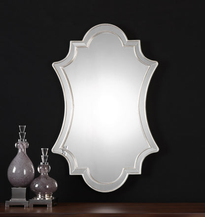 Uttermost Elara Antiqued Silver Wall Mirror 08134