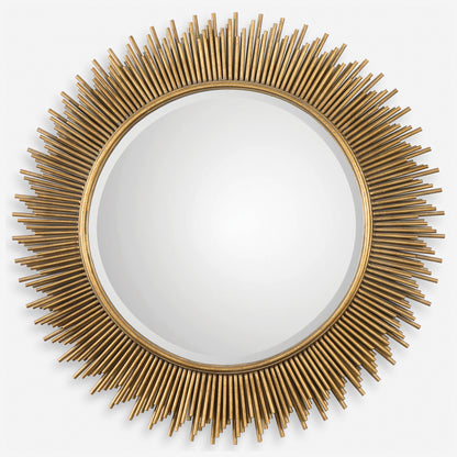 Uttermost Marlo Round Gold Mirror 08137