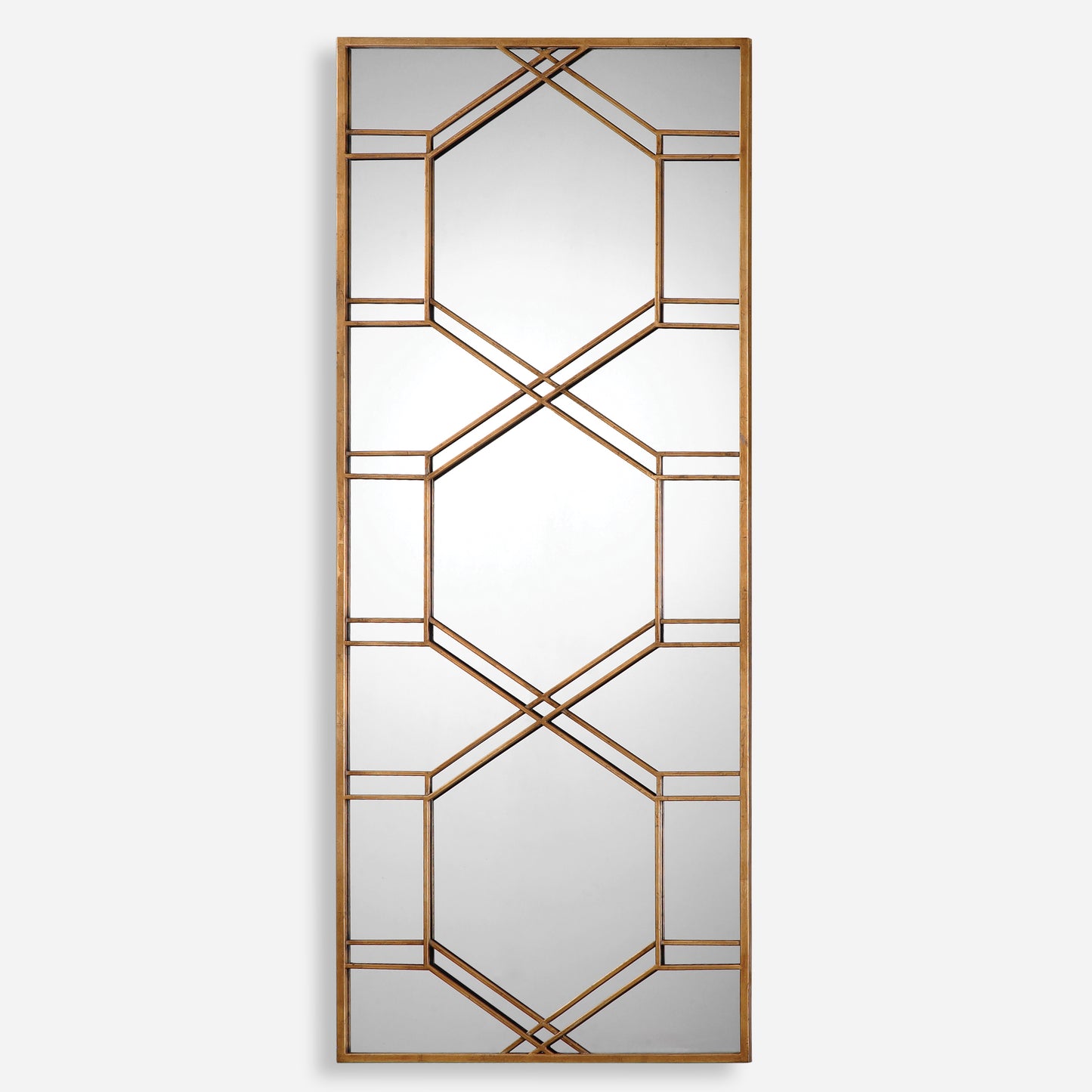 Uttermost Kennis Gold Leaf Leaner Mirror 13922