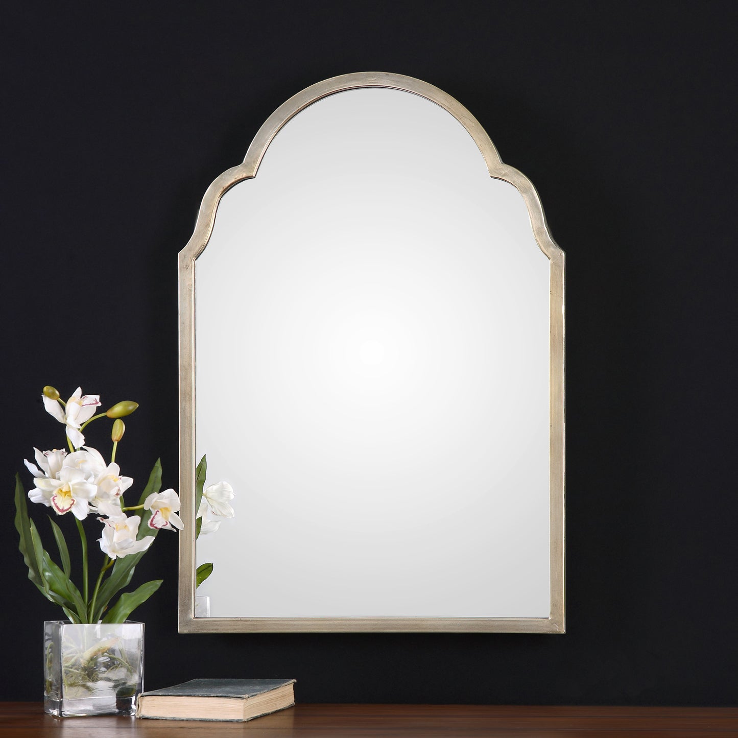 Uttermost Brayden Petite Silver Arch Mirror 12906