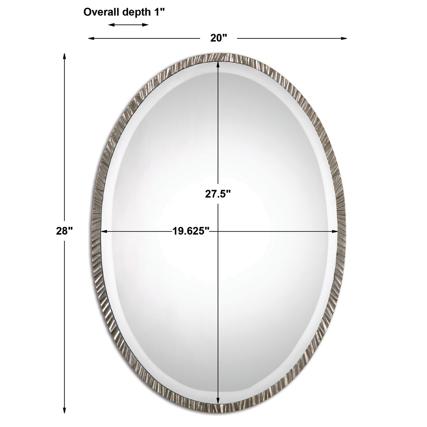 Uttermost Annadel Oval Wall Mirror 12924