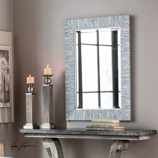 Uttermost Belaya Gray Wood Mirror 14551