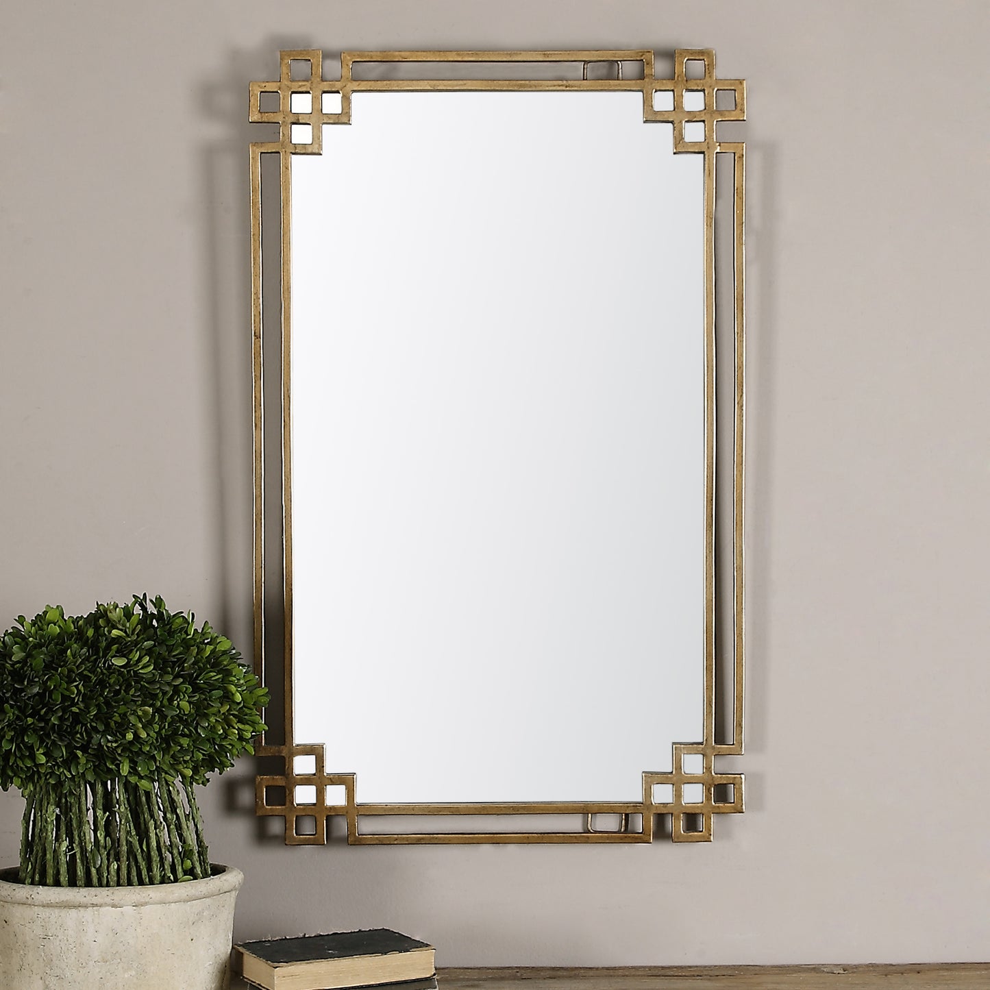 Uttermost Devoll Antique Gold Mirror 12930