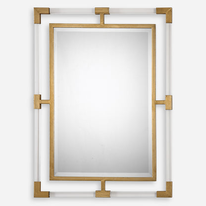 Uttermost Balkan Modern Gold Wall Mirror 09124