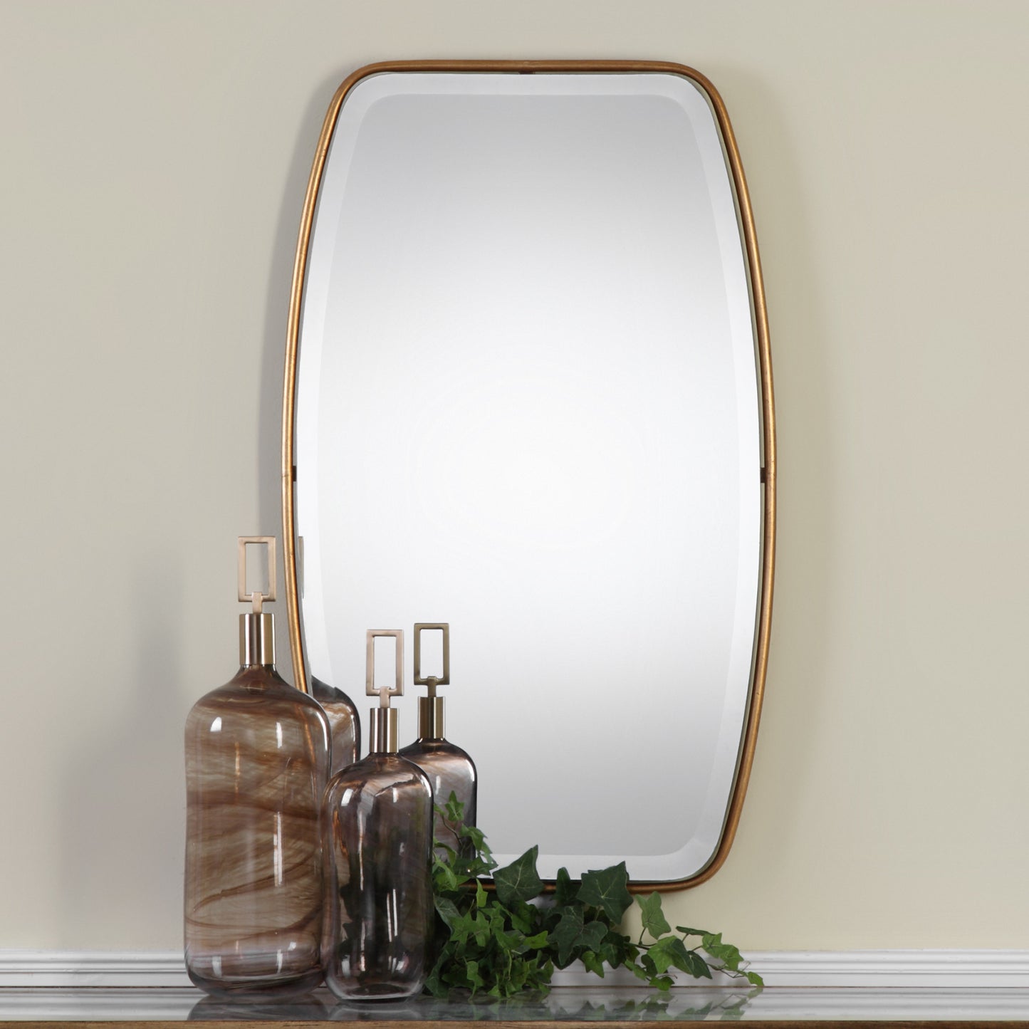 Uttermost Canillo Antiqued Gold Mirror 09145