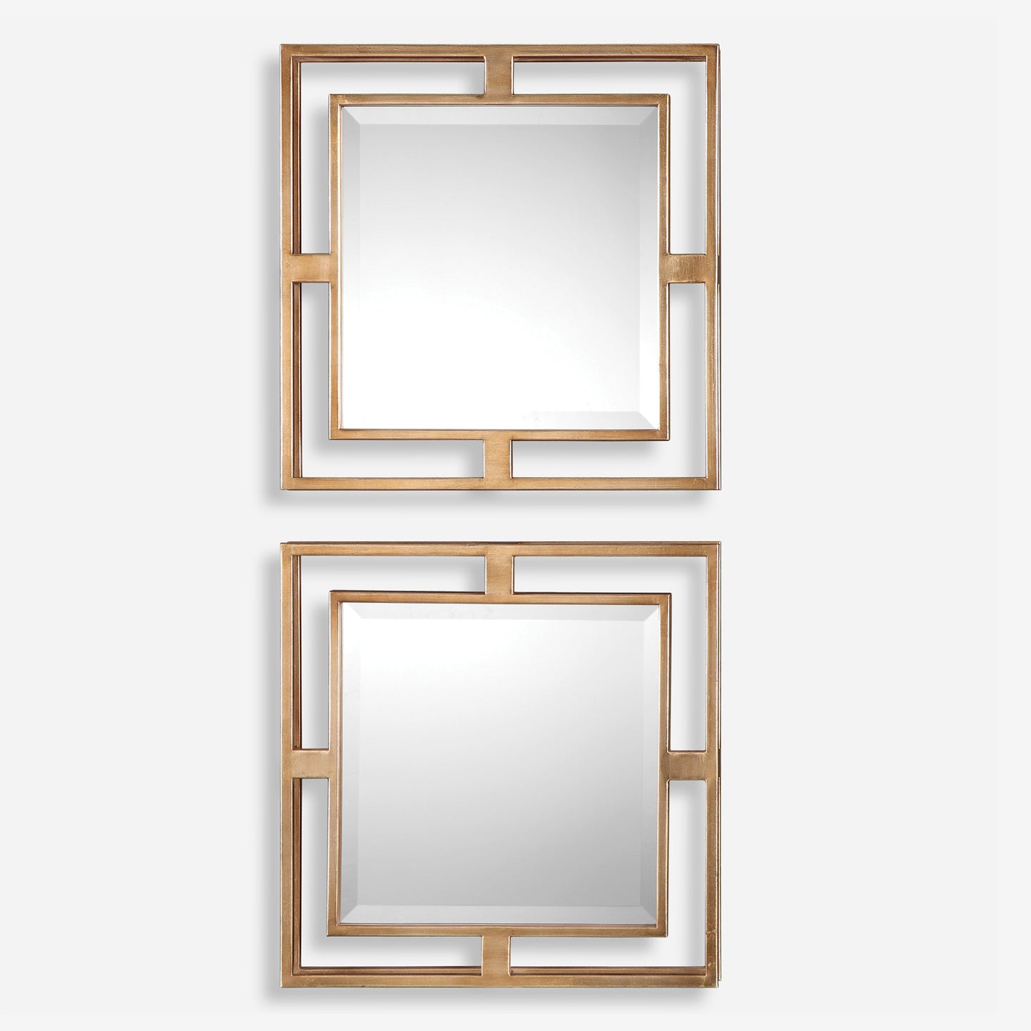 Uttermost Allick Gold Square Mirrors S/2 09234