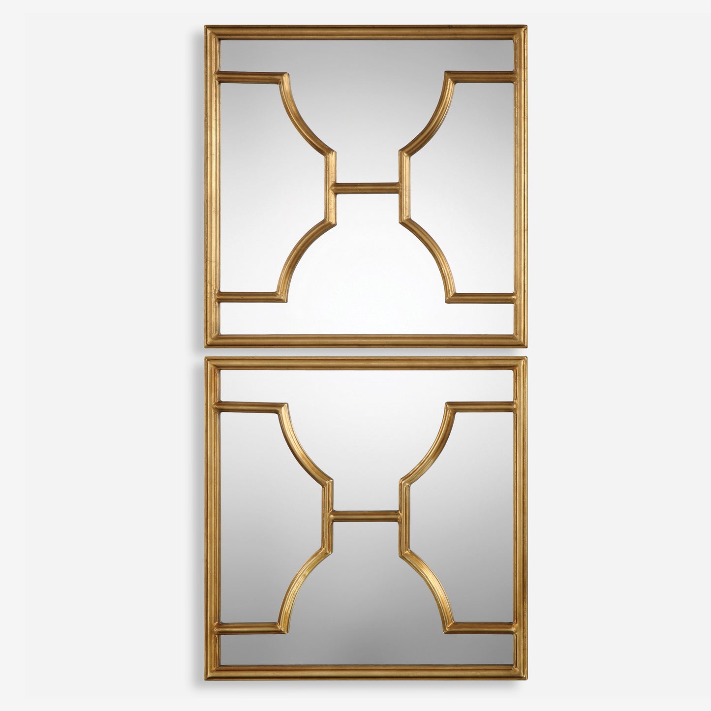 Uttermost Misa Gold Square Mirrors S/2 09268