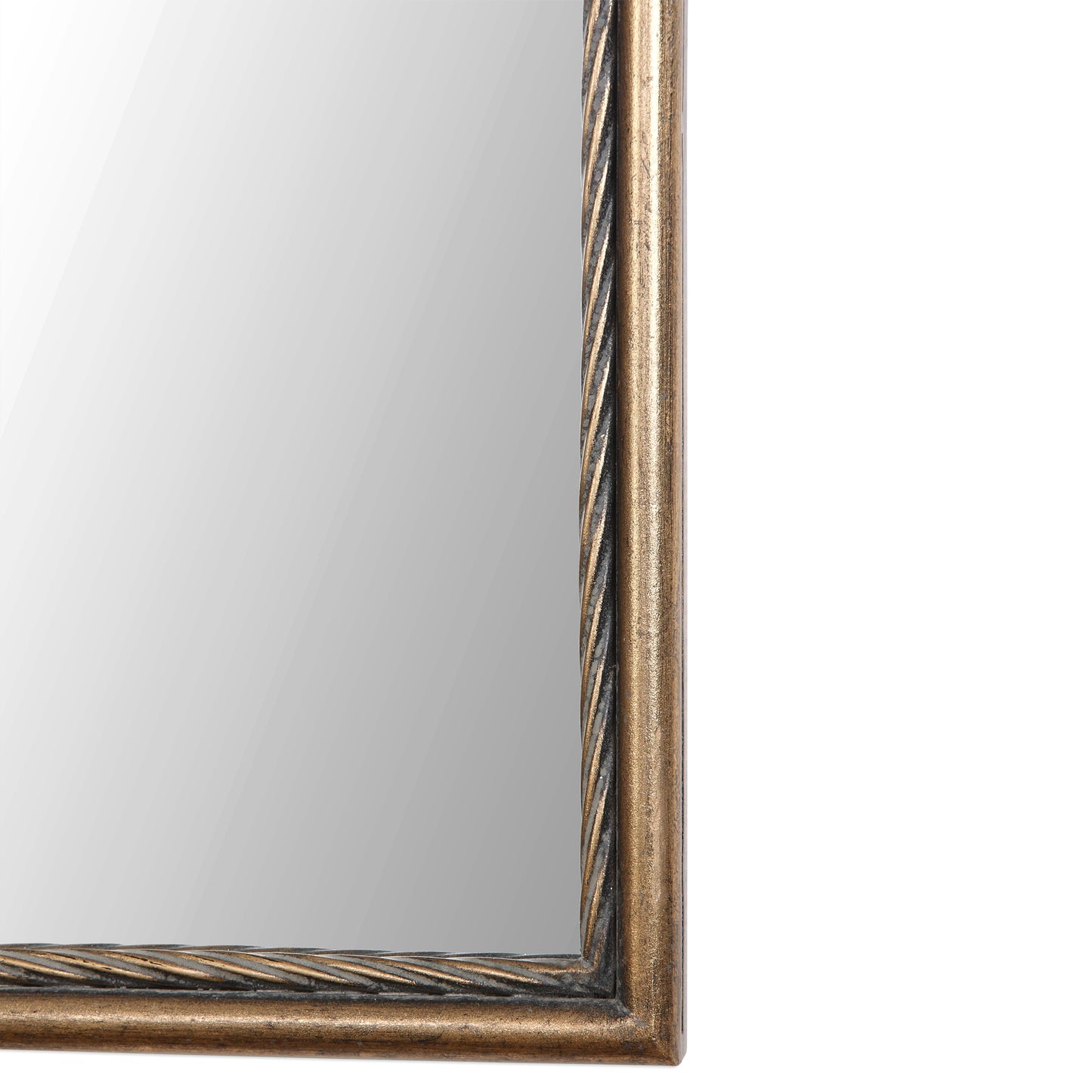 Uttermost Adelasia Antiqued Gold Mirror 09247