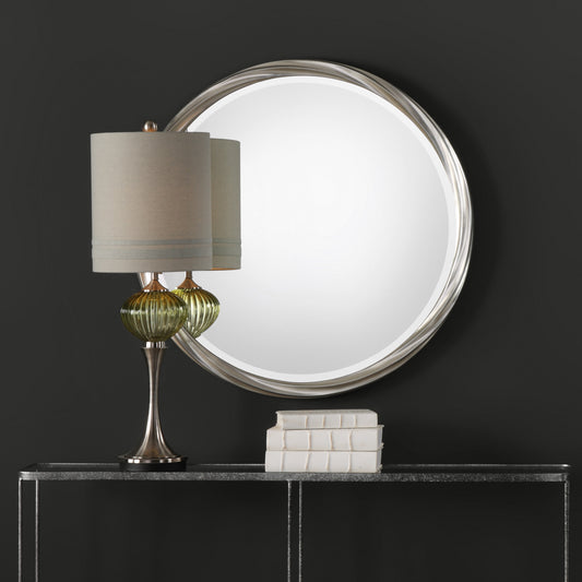 Uttermost Orion Silver Round Mirror 09278