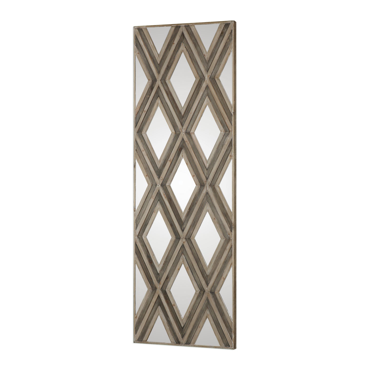 Uttermost Tahira Geometric Argyle Pattern Wall Mirror 04116