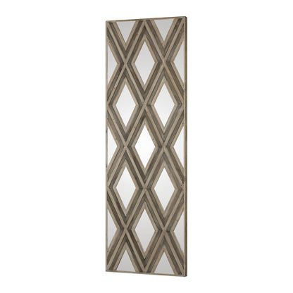 Uttermost Tahira Geometric Argyle Pattern Wall Mirror 04116