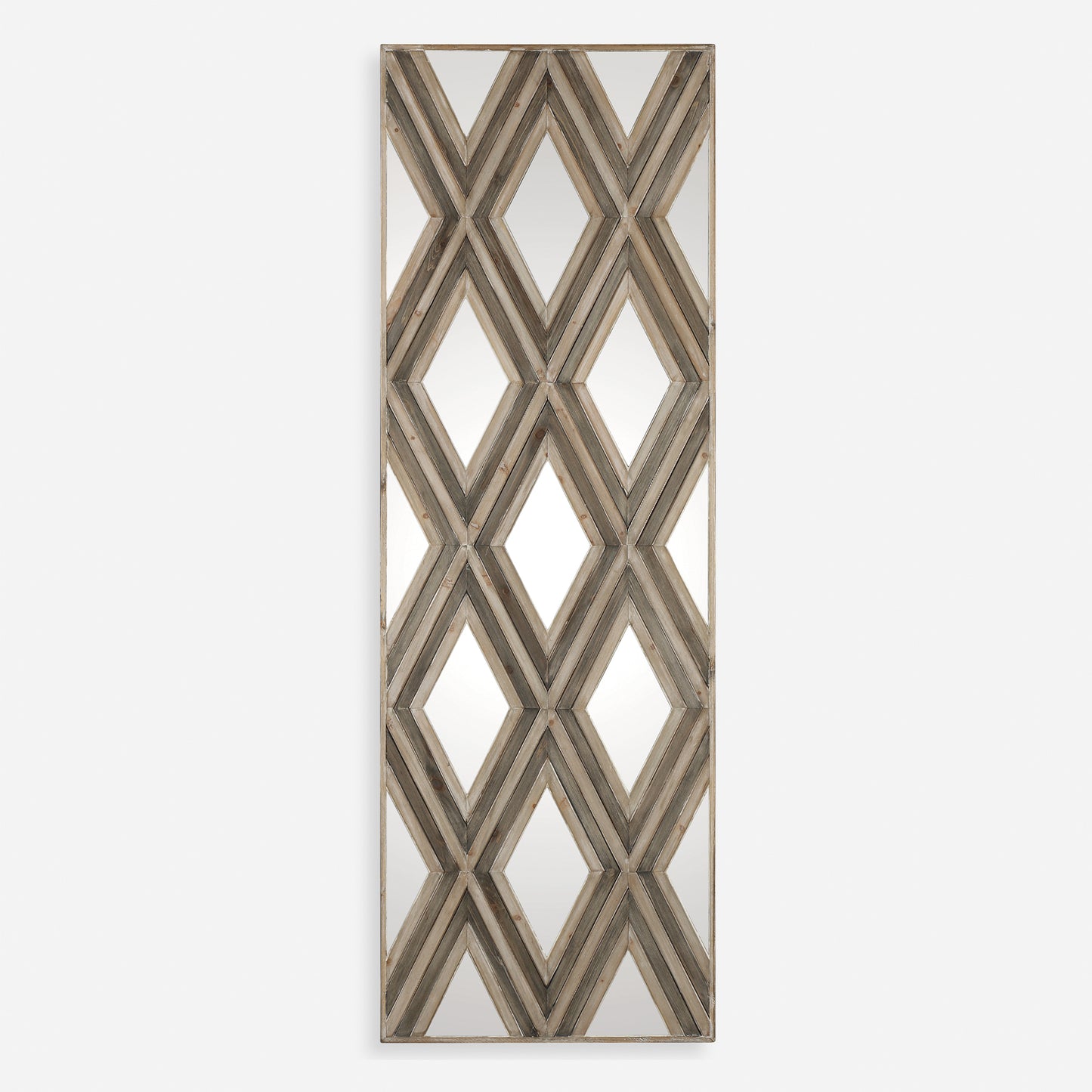 Uttermost Tahira Geometric Argyle Pattern Wall Mirror 04116