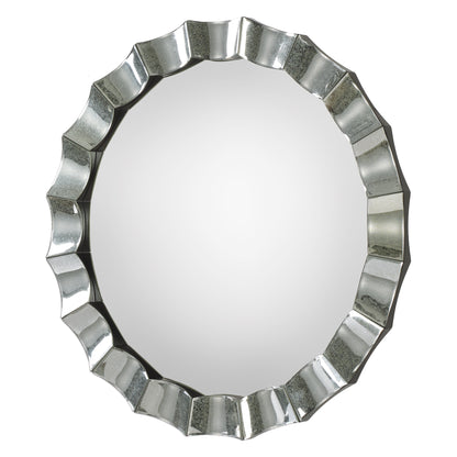 Uttermost Sabino Scalloped Round Mirror 09334