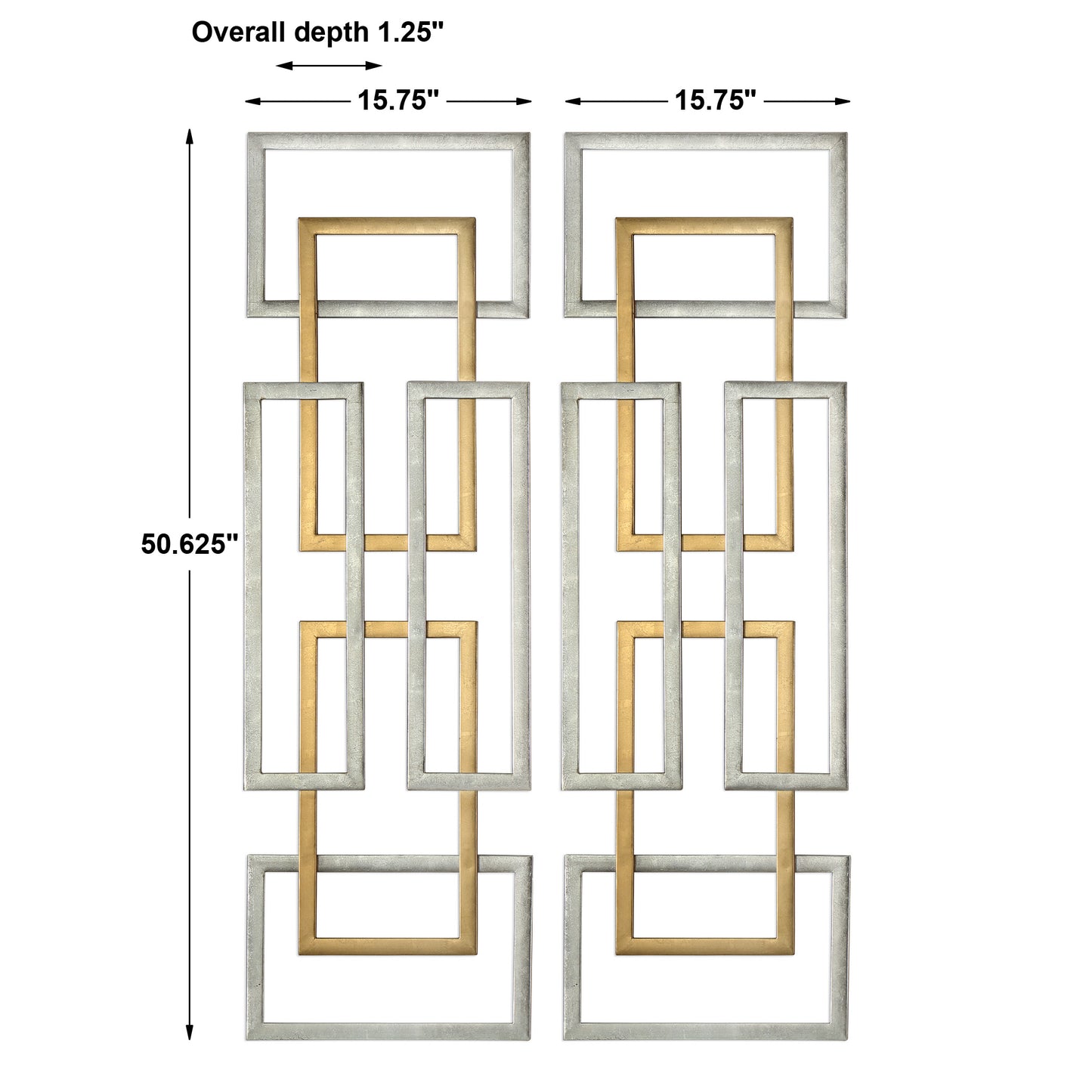 Uttermost Aerin Geometric Wall Art, S/2 04145