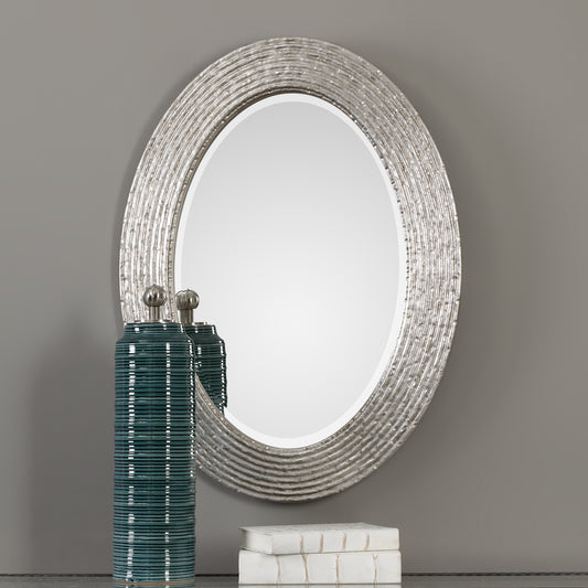 Uttermost Conder Oval Silver Mirror 09356