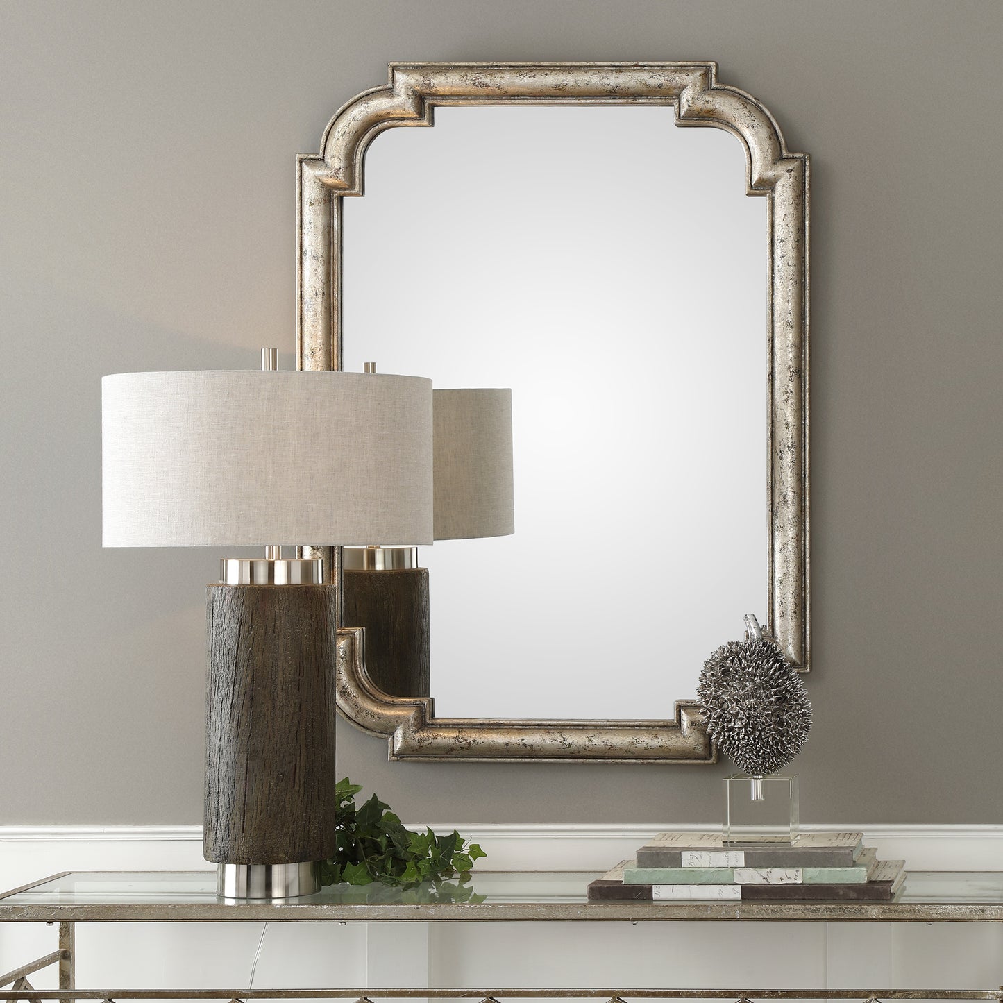 Uttermost Calanna Antique Silver Mirror 09385