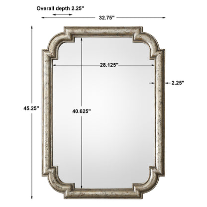 Uttermost Calanna Antique Silver Mirror 09385