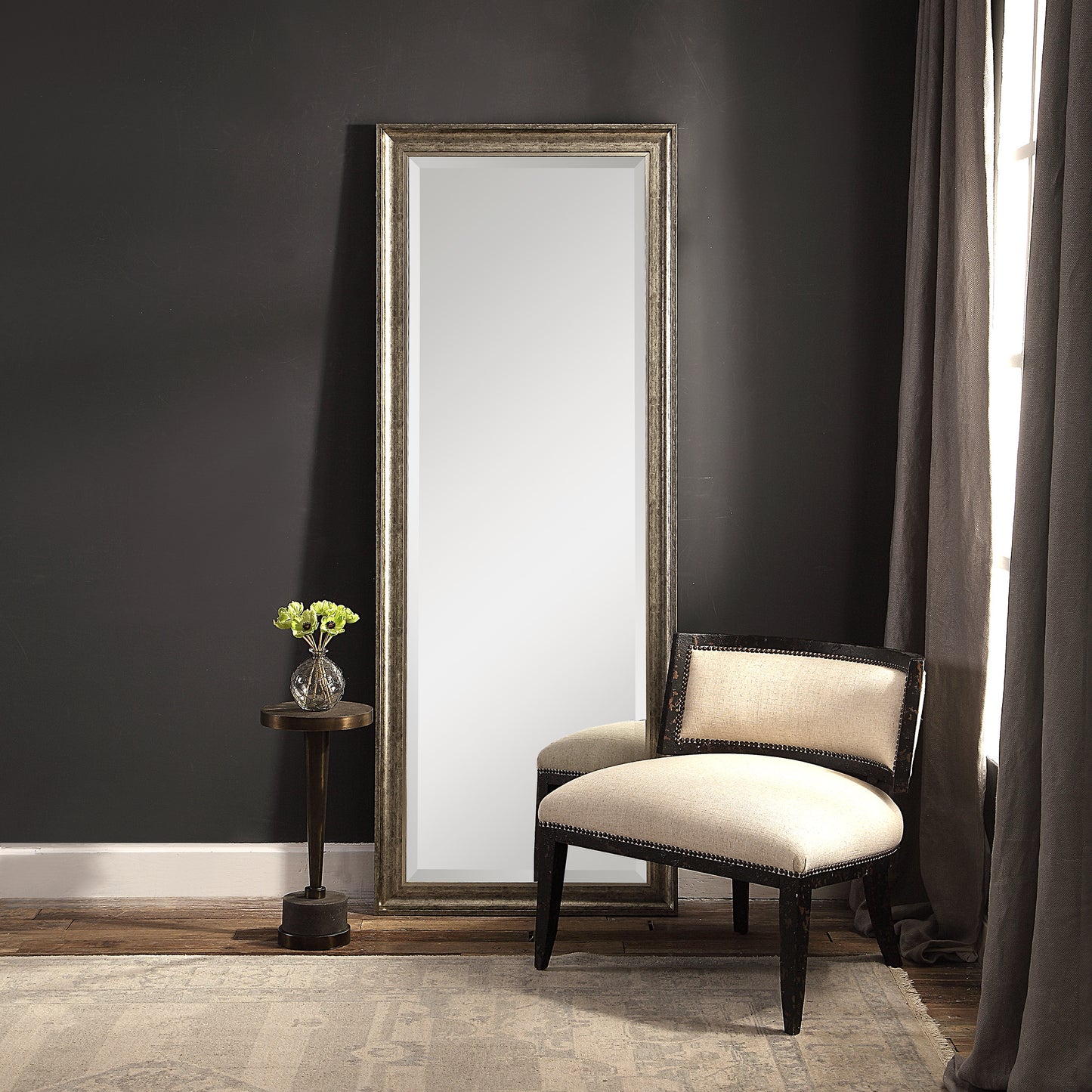 Uttermost Aaleah Burnished Silver Mirror 09396