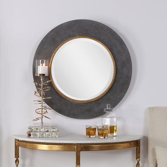 Uttermost Saul Round Mirror 09491