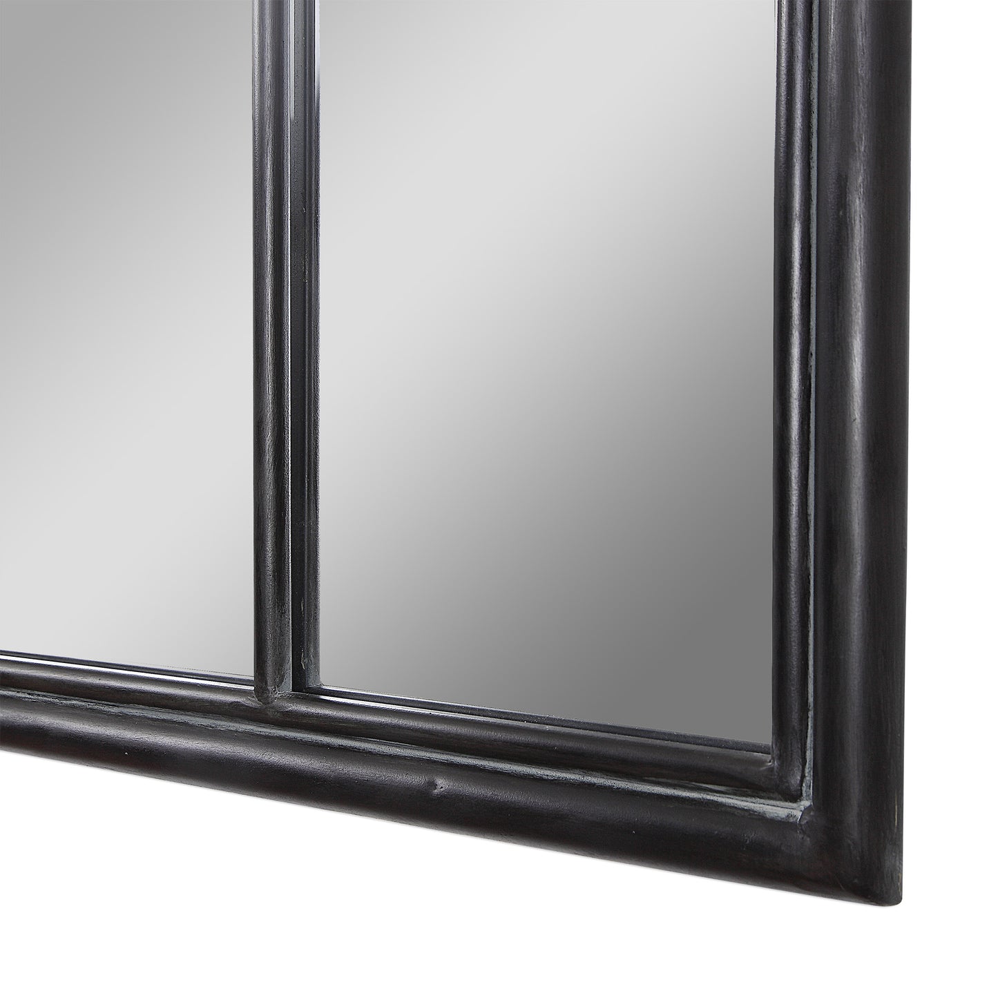 Uttermost Lyda Aged Black Arch Mirror 09484