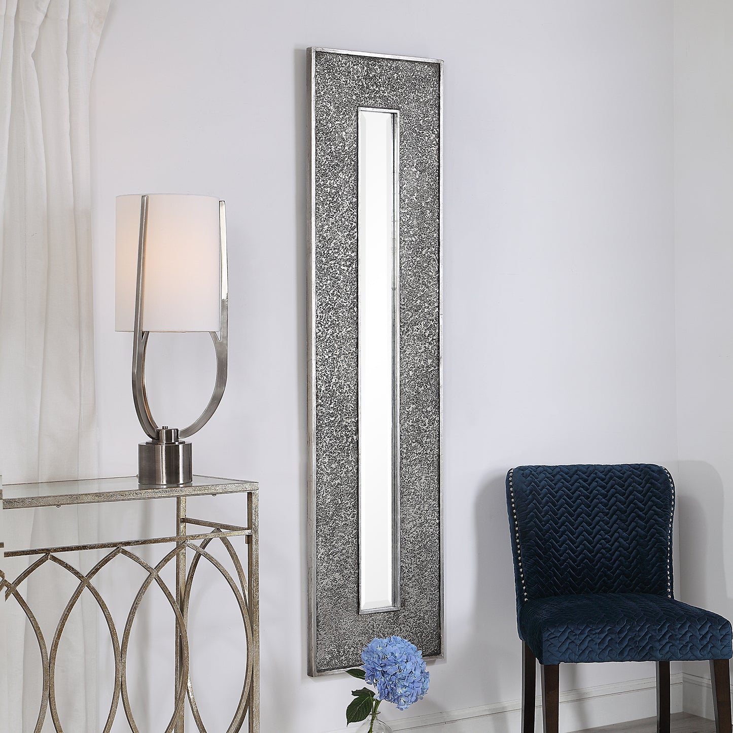 Uttermost Bannon Tall Metallic Mirror 09528